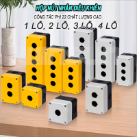 Hộp nút nhấn phi 22 chất lượng cao 1 lỗ, 2 lỗ, 3 lỗ, 4 lỗ