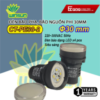 Đèn báo pha, báo nguồn phi 30mm QDQ- Chất lượng cao 