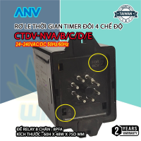 Rơ LE Thời Gian Timer đôi 4 chế độ CTDV-NVA/B/C/D/E