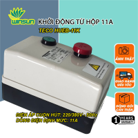 Khởi Động Từ Hộp 11A TECO HUEB-11K Contactor Điện Áp COIL 220V và 380V