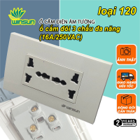 Mặt công tắc ổ cắm điện âm tường winsun bộ công tắc ổ cắm nhựa chống cháy