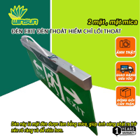 Đèn exit đèn thoát hiểm chỉ lối thoát 2 mặt YIFEI mặt mica độ sáng cao