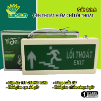 Đèn exit đèn thoát hiểm chỉ lối thoát 2 mặt YIFEI sắt kính