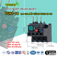 Rơ Le Nhiệt (Relay nhiệt) Tengen TGR1-18