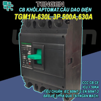 CB khối MCCB aptomat cầu dao điện 3P 350~800A A Tengen