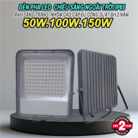 Đèn Pha Led 100W Chiếu Sáng Ngoài Trời. Đủ Công Suất Ánh Sáng Trắng. BH: 2 năm ( 1 đổi 1 )