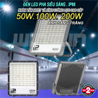 Đèn Pha Led 100W Chiếu Sáng Ngoài Trời Đủ Công Suất Chiếu Sáng Biển Quảng Cáo - Ánh Sáng Trắng - BH 2 Năm