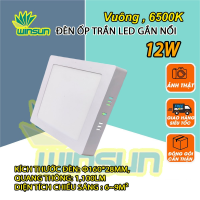 Đèn ốp trần LED gắn nổi 12W, 18W, 24W Vuông. BH: 2 năm ( 1 đổi 1 )