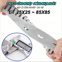 Máng nhựa đi dây / máng nhựa lắp tủ điện / nẹp lỗ công nghiệp 25x25 25x45 35x35 35x45 45x45 45x65 65x65 85x85 - dài 1m7