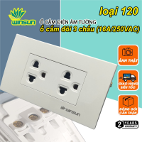 Mặt công tắc ổ cắm điện âm tường winsun bộ công tắc ổ cắm nhựa chống cháy