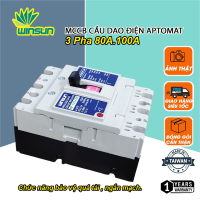  Cầu dao điện Aptomat 3 pha 80A 100A CB KHỐI MCCB 