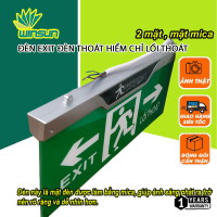 Đèn exit đèn thoát hiểm chỉ lối thoát 2 mặt YIFEI mặt mica độ sáng cao