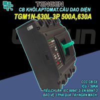 CB khối MCCB aptomat cầu dao điện 3P 350~800A A Tengen