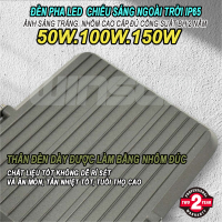 Đèn Pha Led 100W Chiếu Sáng Ngoài Trời. Đủ Công Suất Ánh Sáng Trắng. BH: 2 năm ( 1 đổi 1 )