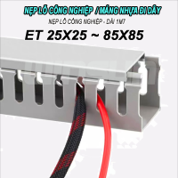 Máng nhựa đi dây / máng nhựa lắp tủ điện / nẹp lỗ công nghiệp 25x25 25x45 35x35 35x45 45x45 45x65 65x65 85x85 - dài 1m7