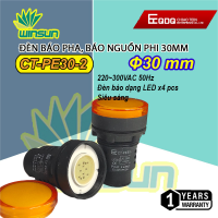 Đèn báo pha, báo nguồn phi 30mm QDQ- Chất lượng cao 