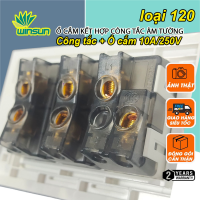 Ổ cắm kết hợp công tắc âm tường thiết bị ổ cắm công tắc