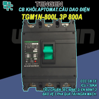 CB khối MCCB aptomat cầu dao điện 3P 350~800A A Tengen