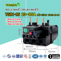 Rơ Le Nhiệt (Relay nhiệt) Tengen TGR1-95