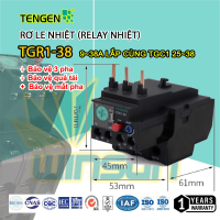 Rơ Le Nhiệt (Relay nhiệt) Tengen TGR1-38