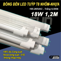 Máng đèn led chống thấm T8 đơn/đôi 0.6m, 1.2m - vỏ máng chống bụi chống ẩm