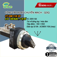 Công tắc xoay chuyển mạch 2, 3 vị trí QDQ CT-B Ø30mm 