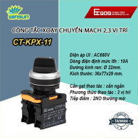 Công tắc xoay chuyển mạch 2,3 vị trí QDQ CT-KP Ø22 