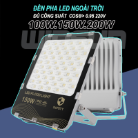 Đèn pha siêu sáng ngoài trời 150W.200W siêu sáng chống nước IP67 đủ công suất. BH: 2 năm ( 1 đổi 1 )