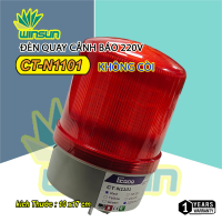 Đèn cảnh báo quay không còi 220V, Đèn quay 3 màu đèn công trường LED-1101