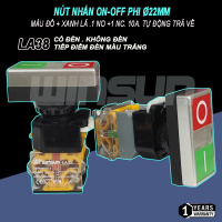 Nút nhấn ON-OFF phi 22mm LA38. BH: 1 năm ( 1 đổi 1 )