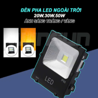 Đèn pha led COB 20W.30W.50W chiếu sáng ngoài trời 5054 Đủ Công Suất. BH: 2 năm ( 1 đổi 1 )