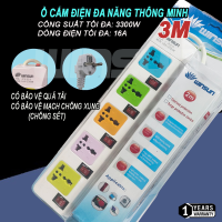 Ổ cắm điện đa năng, Ổ chịu tải 2500W, 3300W giờ dây nối 2m, 3m, Ổ cắm nối dài 10A, 16A