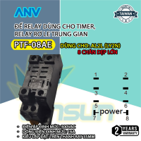 Đế Relay dùng cho timer, relay rơ le trung gian