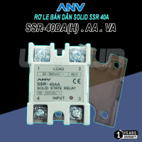 Rơ le Bán Dẫn ANV Solid SSR 40 DA(H), AA (Hàng Đài Loan)