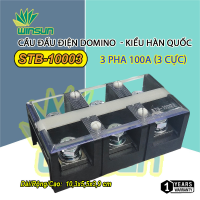 Cầu Đấu Điện Domino 60A.100A.150A.200A Terminal 3P/4P - kiểu Hàn Quốc