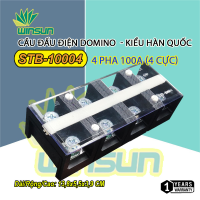 Cầu Đấu Điện Domino 60A.100A.150A.200A Terminal 3P/4P - kiểu Hàn Quốc