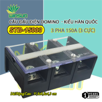 Cầu Đấu Điện Domino 60A.100A.150A.200A Terminal 3P/4P - kiểu Hàn Quốc