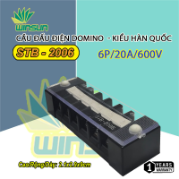 Cầu Đấu Điện Domino 10A 20A 30A (3P~20P) Terminal - kiểu Hàn Quốc