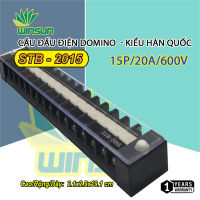 Cầu Đấu Điện Domino 10A 20A 30A (3P~20P) Terminal - kiểu Hàn Quốc