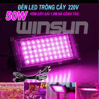 Đèn Led Trồng Cây 50W 100W Ngoài Trời Dây 1.8m Có Phích Cắm Công Tắc BH: 1 năm ( 1 đổi 1 )