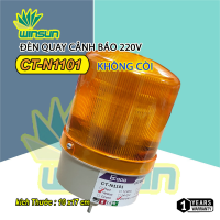 Đèn cảnh báo quay không còi 220V, Đèn quay 3 màu đèn công trường LED-1101