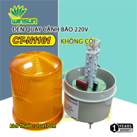 Đèn cảnh báo quay không còi 220V, Đèn quay 3 màu đèn công trường LED-1101