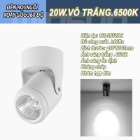 Đèn Rọi ngồi 12W 20W cố định 360° BH: 2 năm ( 1 đổi 1 )