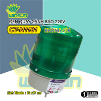 Đèn cảnh báo quay không còi 220V, Đèn quay 3 màu đèn công trường LED-1101