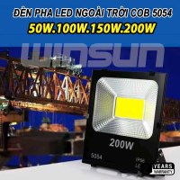 Đèn Pha LED ngoài trời, Đèn Pha COB 5054 50W/100W/200W 220V, Chống nước IP66, Ánh sáng trắng. BH: 2 năm ( 1 đổi 1 )