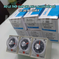 Rơ Le Thời Gian CKC AH3-3 AC220V Kèm Đế
