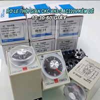 Rơ Le Thời Gian CKC AH3-3 AC220V Kèm Đế