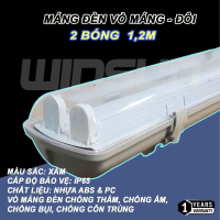 Máng đèn led chống thấm T8 đơn/đôi 0.6m, 1.2m - vỏ máng chống bụi chống ẩm