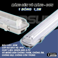 Máng đèn led chống thấm T8 đơn/đôi 0.6m, 1.2m - vỏ máng chống bụi chống ẩm