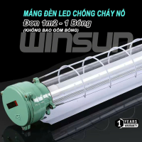 Máng đèn led chống cháy nổ đơn, đôi 1m2 - Máng đèn chống nổ